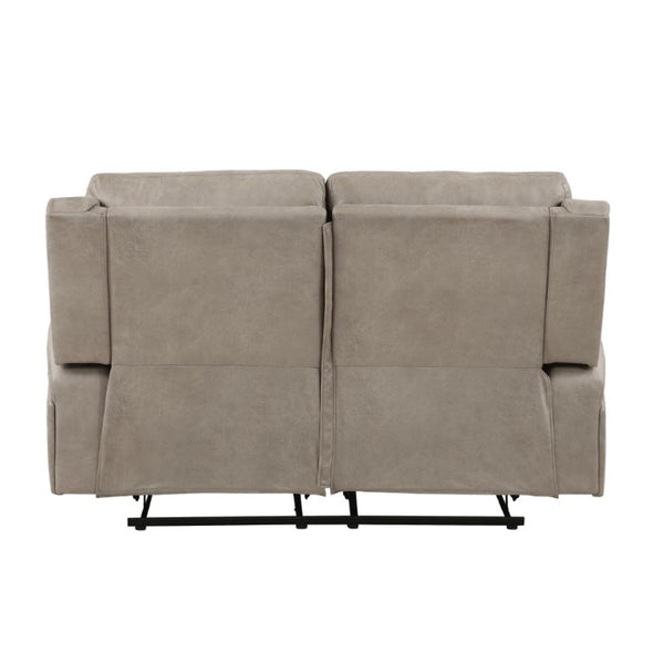 English Elm Sofa and Loveseat Power Reclining Set Microfiber Upholstered Transitional Living Room B011S03806