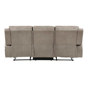 English Elm Sofa and Loveseat Power Reclining Set Microfiber Upholstered Transitional Living Room B011S03806
