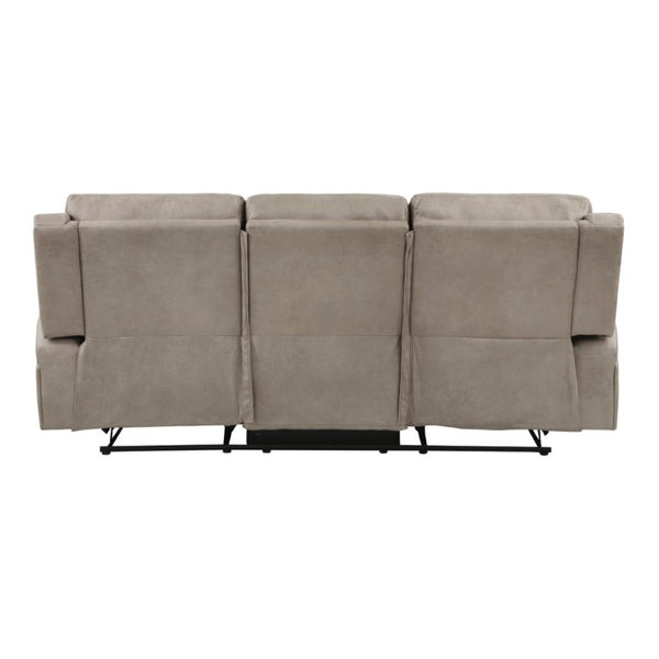 English Elm Sofa and Loveseat Power Reclining Set Microfiber Upholstered Transitional Living Room B011S03806