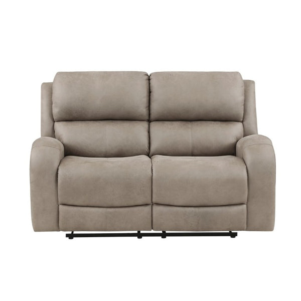 English Elm Sofa and Loveseat Power Reclining Set Microfiber Upholstered Transitional Living Room B011S03806