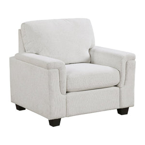 English Elm 3Pc Chenille Living Room Sofa Set with Pocket Coil Support and Neutral Beige Upholstery B011S03888