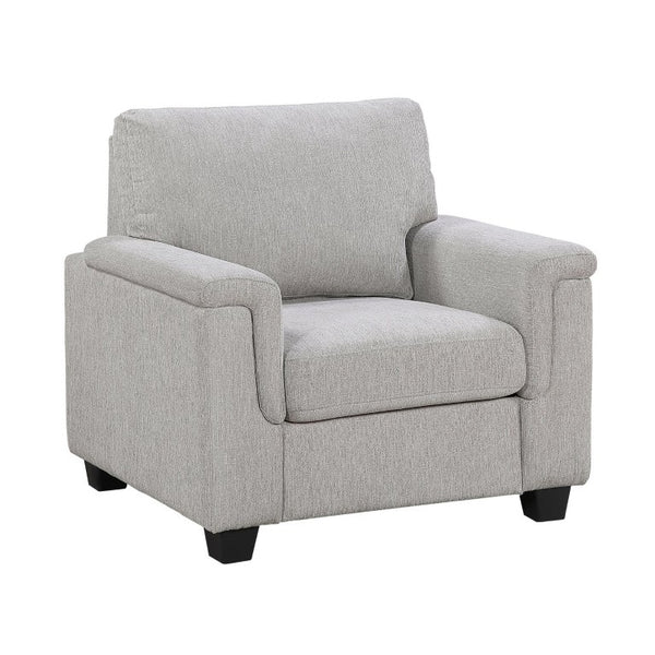 English Elm 3Pc Chenille Living Room Seating Set Sofa Loveseat Chair with Pocket Coil Cushions B011S03890