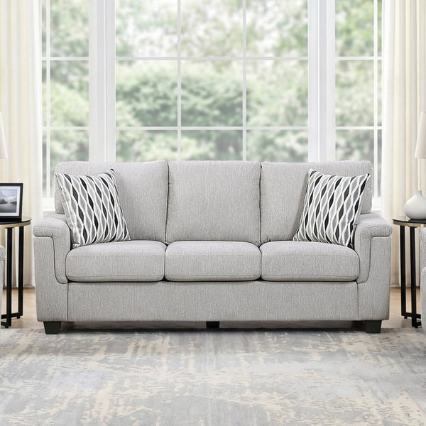 English Elm 3Pc Chenille Living Room Seating Set Sofa Loveseat Chair with Pocket Coil Cushions B011S03890