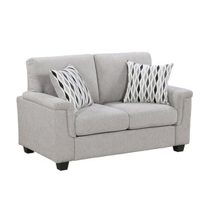 English Elm 3Pc Chenille Living Room Seating Set Sofa Loveseat Chair with Pocket Coil Cushions B011S03890