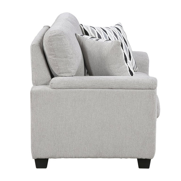 English Elm 3Pc Chenille Living Room Seating Set Sofa Loveseat Chair with Pocket Coil Cushions B011S03890