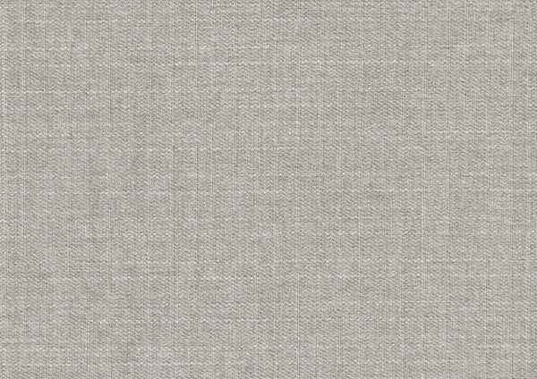 English Elm Bed Queen Sleigh Frame Tufted Gray Linen Panels Acanthus Carved Acacia Veneer Formal B011S03922