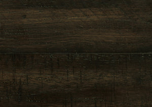 English Elm Bed Queen Acacia Veneer Traditional Low Post with Turned Finials and Charcoal Finish B011S04068