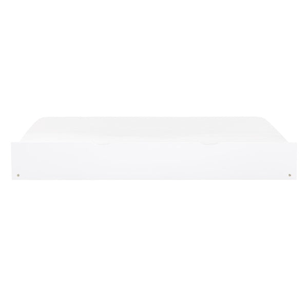 English Elm Bed Twin Over Step Bunk with Trundle Engineered Wood White Youth Bedroom B011S04157
