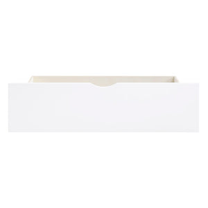 English Elm Bed Twin Over Step Bunk with Staircase Storage Youth White Engineered Wood B011S04158