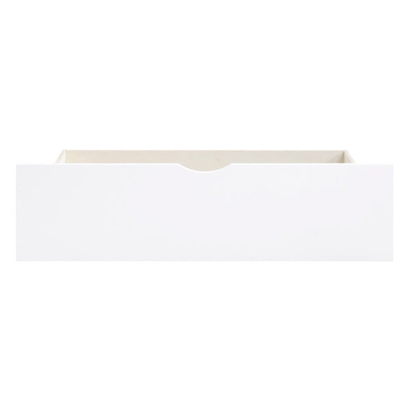 English Elm Bed Twin Over Step Bunk with Staircase Storage Youth White Engineered Wood B011S04158