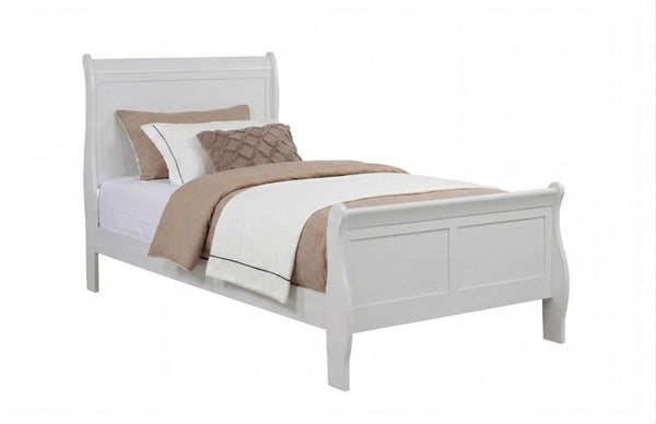 English Elm 3Pc Transitional Bedroom Set with Panel Bed Underbed Storage Nightstand and Tall Chest Greige Twin B011S04200