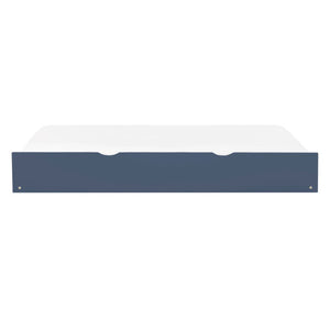 English Elm Bed Twin Over Step Bunk with Four Storage Drawers Engineered Wood Youth Frame Twin/Twin Step Bunk Blue B011S04220