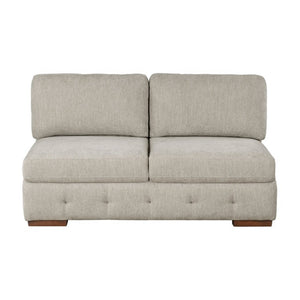 English Elm Left Sectional Five Piece Chenille Sofa with Storage Ottoman and Pull Out Guest Bed Espresso B011S04230