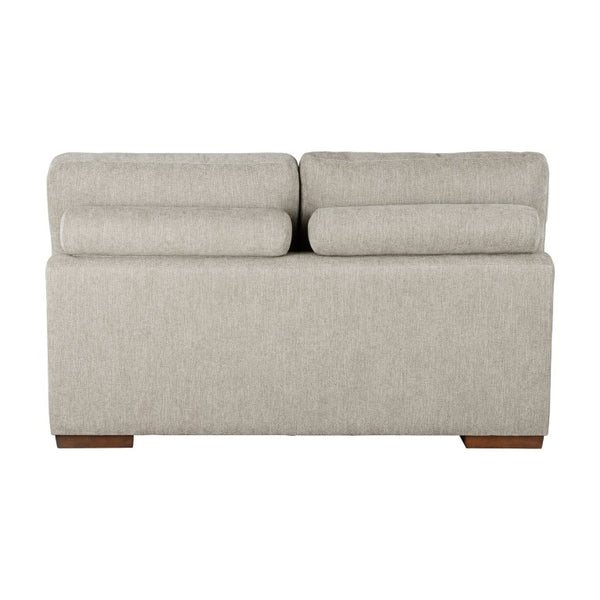 English Elm Left Sectional Five Piece Chenille Sofa with Storage Ottoman and Pull Out Guest Bed Espresso B011S04230