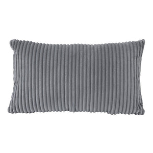 English Elm Chair Modular Sectional Piece Gray Corduroy Upholstered with Pocket Coil Foam Support B011S04246