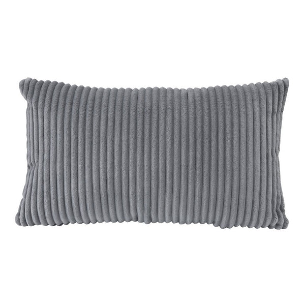 English Elm Chair Modular Sectional Piece Gray Corduroy Upholstered with Pocket Coil Foam Support B011S04246
