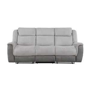 English Elm Sofa and Loveseat Reclining Set with Chenille Upholstery for Modern Living Rooms B011S04282