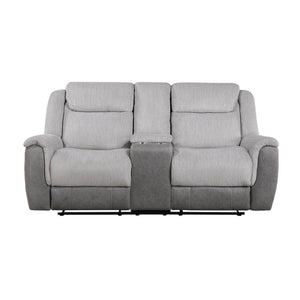 English Elm Sofa and Loveseat Reclining Set with Chenille Upholstery for Modern Living Rooms B011S04282