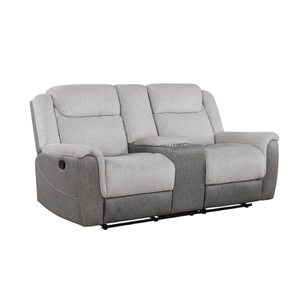 English Elm Sofa and Loveseat Reclining Set with Chenille Upholstery for Modern Living Rooms B011S04282