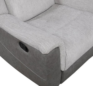 English Elm Sofa and Loveseat Reclining Set with Chenille Upholstery for Modern Living Rooms B011S04282