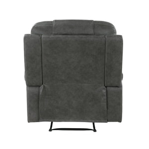 English Elm Chair Sofa Loveseat Reclining 3 Piece Microfiber Set with Pocket Coil Support Modern Living Dark Gray Engineered Wood B011S04287