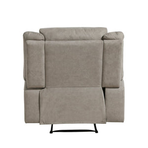 English Elm Chair Sofa Loveseat Reclining 3 Piece Microfiber Set with Pocket Coil Support Modern Living Gray Engineered Wood B011S04293