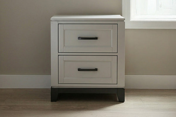 English Elm 3Pc Queen Platform Bedroom Set with Panel Headboard Underbed Storage and Nightstands B011S04346