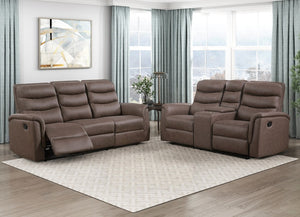 English Elm Gray Linen Futon Sofa Bed with Split Back Recline and Tapered Wood Legs MCM Style Brown B011S04364