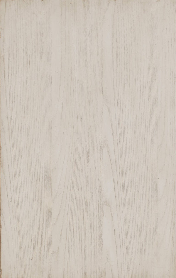 English Elm Traditional Antique White King Bed with Footboard Storage Drawers and Panel Headboard B011S04399