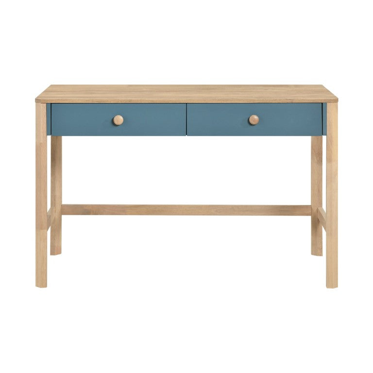 English Elm Hutch, Writing Desk and Bookcase Study Set Rubberwood Scandinavian Home Office B011S04446