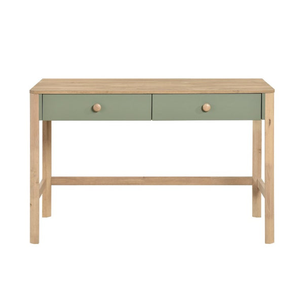 English Elm Hutch, Writing Desk and Bookcase Study Set Rubberwood Veneer Scandinavian Home Office B011S04447