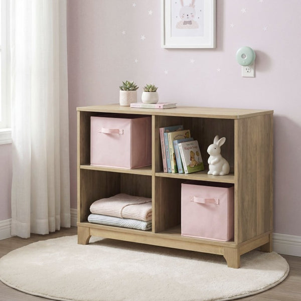 English Elm Hutch, Writing Desk and Bookcase Study Set Rubberwood Veneer Scandinavian Home Office B011S04447