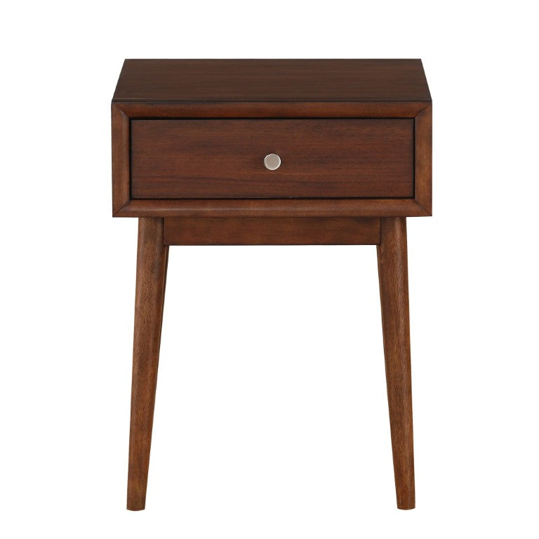 English Elm Cocktail and End Table 2 Piece Set Walnut Veneer Mid-Century Living Room Duo B011S04448