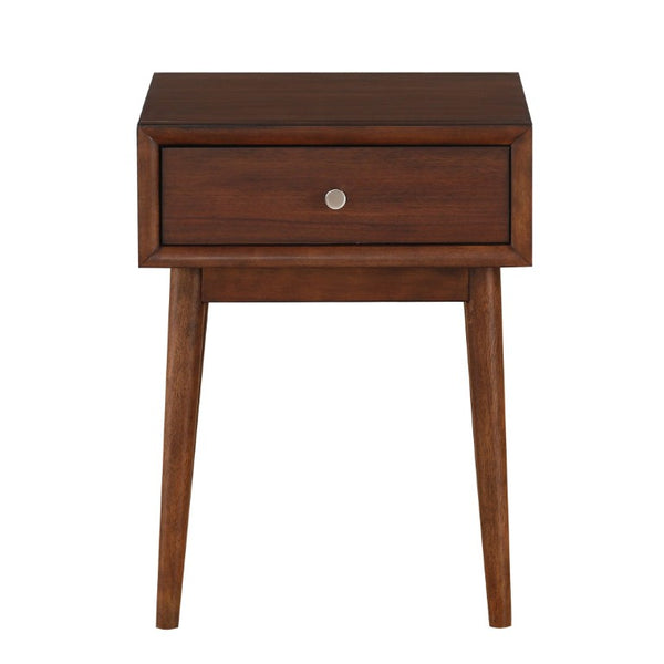 English Elm Cocktail and End Table 2 Piece Set Walnut Veneer Mid-Century Living Room Duo B011S04448