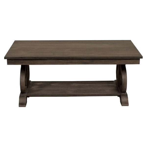 English Elm Cocktail and End Table 3 Piece Set Acacia Veneer French Provincial Living Room B011S04483