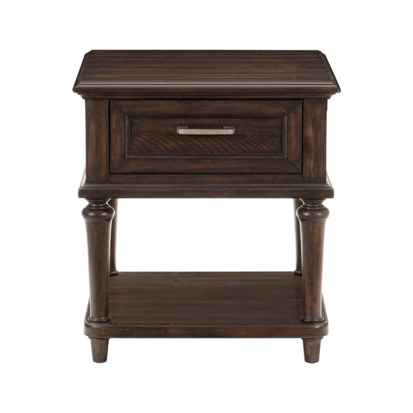 English Elm Cocktail Table Set Three Piece Reclaimed Wood Style with Drawers for Living Room B011S04528