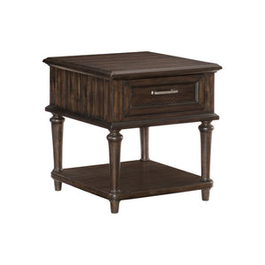 English Elm Cocktail Table Set Three Piece Reclaimed Wood Style with Drawers for Living Room B011S04528
