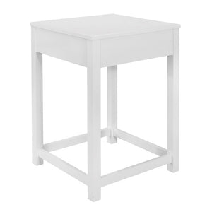 English Elm Desk, Credenza and Corner 3 Piece Home Office Set in Clean White Wood Finish B011S04538
