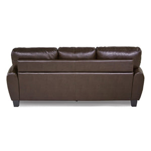 English Elm Modern Faux Leather 3 Piece Living Room Set with Sofa Loveseat and Accent Chair B011S04543