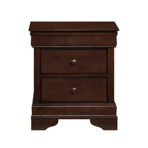 English Elm Twin Sleigh Bed Four Piece Set Louis Philippe Style Okume Veneer Dark Cherry Finish B011S04645