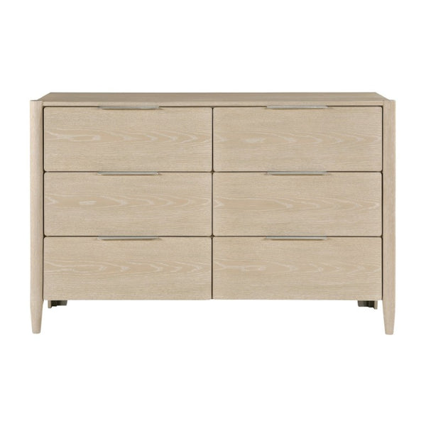 English Elm California King Bedroom Set Five Piece Oak Veneer with Upholstered Headboard and Storage B011S04715