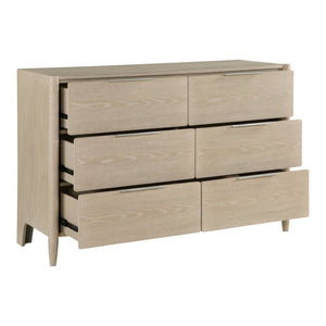 English Elm California King Bedroom Set Five Piece Oak Veneer with Upholstered Headboard and Storage B011S04715