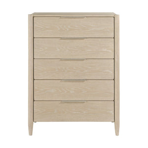 English Elm California King Bedroom Set Five Piece Oak Veneer with Upholstered Headboard and Storage B011S04715
