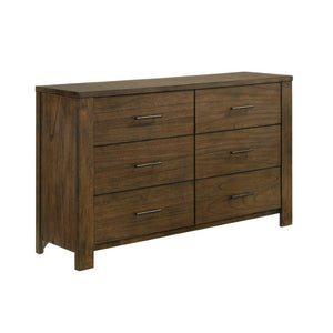 English Elm Full Bedroom Set Wire Brushed Oak Veneer with Bookcase Headboard and Storage B011S05038