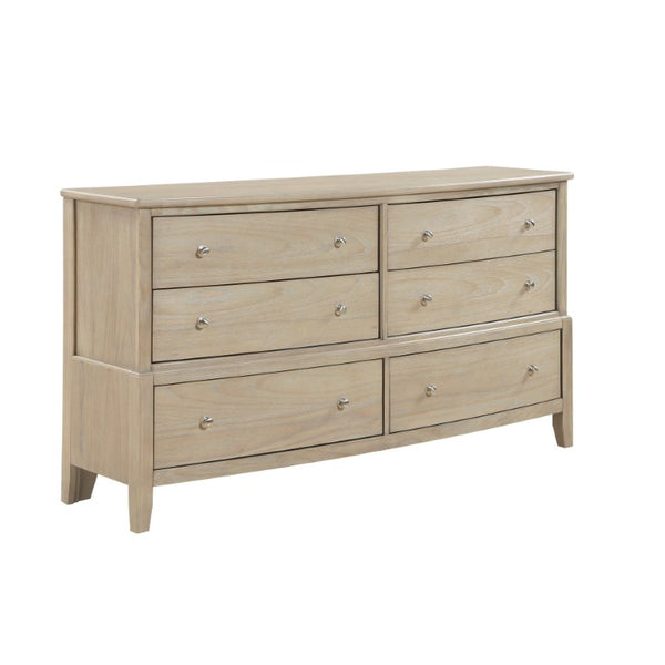 English Elm California King 5 Piece Bedroom Set Tufted Faux Leather Headboard Farmhouse Beige B011S05064