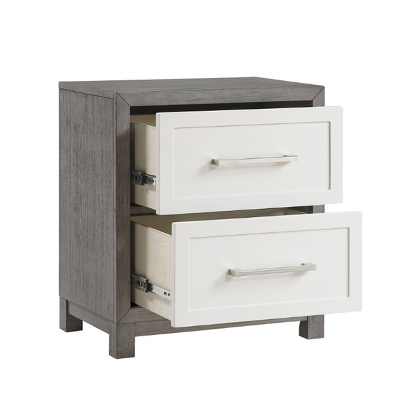 English Elm California King 5 Piece Bedroom Set Okume Veneer Contemporary Storage Suite B011S05168