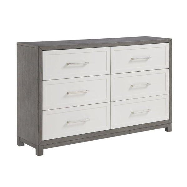 English Elm California King 5 Piece Bedroom Set Okume Veneer Contemporary Storage Suite B011S05168