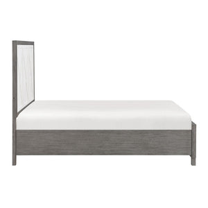English Elm California King 5 Piece Bedroom Set Okume Veneer Contemporary Storage Suite B011S05168