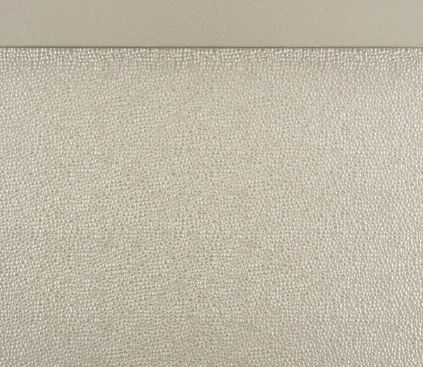 English Elm California King Glam Bedroom Set with Tufted Headboard Embossed Panels Faux Leather B011S05218