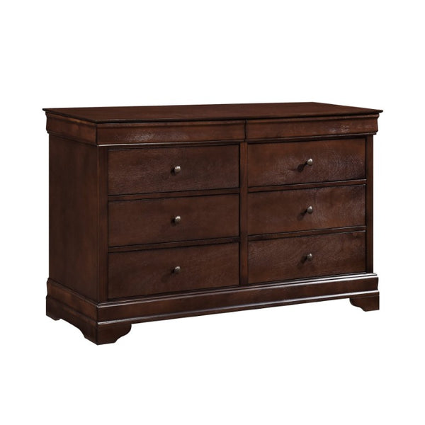 English Elm Twin Sleigh Bed Set Louis Philippe Okume Veneer Five Piece Traditional Bedroom B011S05394